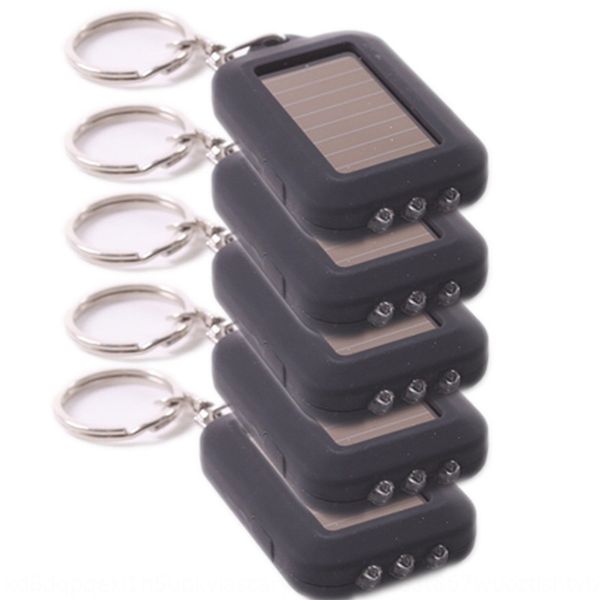 

portable solar charging led mini portable key chain lighting without battery flashlight flashlight buttons