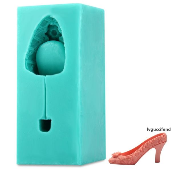 

3d food grade high-heeled shoes silicone bakerware mold kitchen tool silicone bakerware mold kitchen pastry decorating tool support wholesal