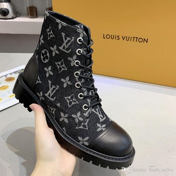 

new arrival womens boots damen luxusschuhe vintage shoes plus size fashion leather design shoes lace -up women low heel ankle boots