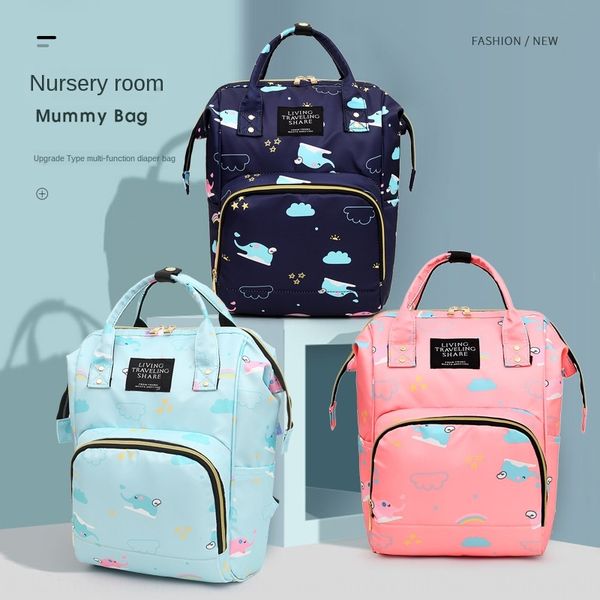 

mummy diaper maternal and infant portable portable shoulder multi-function storage bag diaper storage bag large capacity 2020