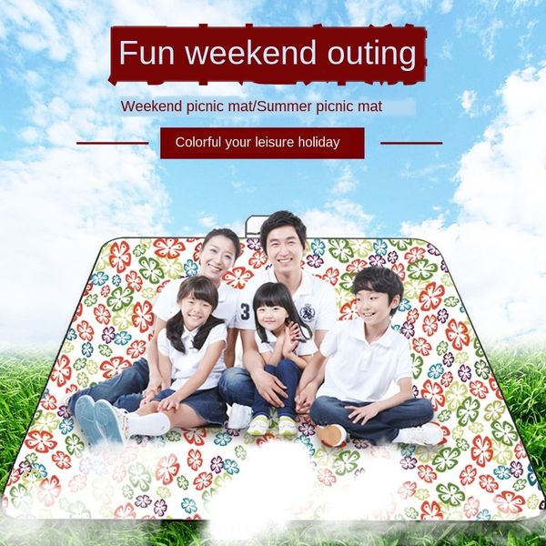 

ocrk1 thickened oxford cloth portable folding picnic park moisture-proof oxford cloth meal meal mat beach grass waterproof camping dirty mat