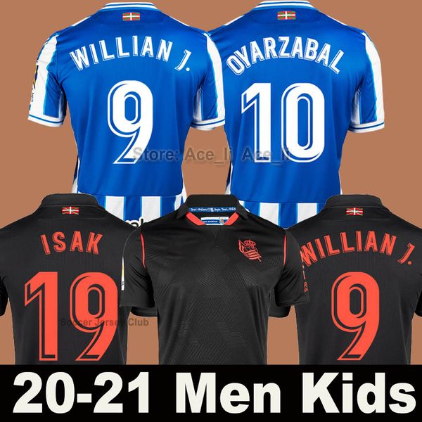 

20 21 real sociedad isak soccer jersey oyarzabal x prieto 2020 2021 odegaard willian illarra men kids kit football shirt camisetas de fÃºtbol, Black;yellow
