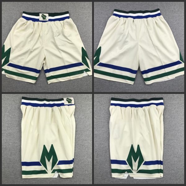 

Milwaukee Bucks Men Cream 2019 City NBA Edition Basketball Shorts