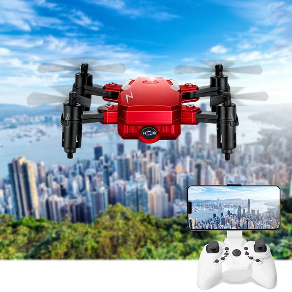 

mini foldable wifi fpv rc drone txd-g1 one key takeoff 360-degree rolling real-time transmission safe flight mode rc helicopter