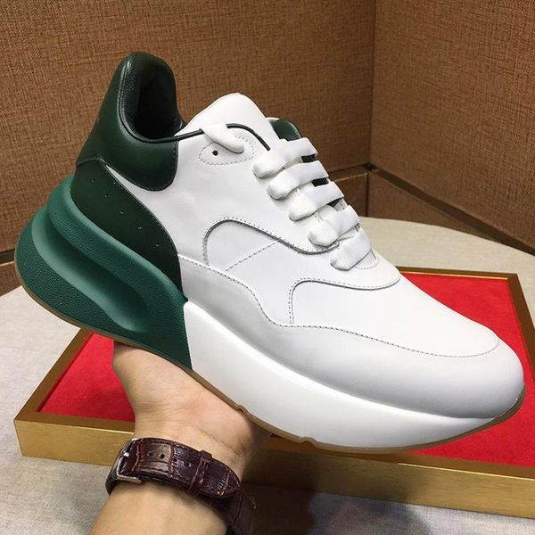 

fashion brands oversized runner mens shoes with origin box chunky sneakers sports footwears lace -up men shoes herren luxus marken schuhe, Black