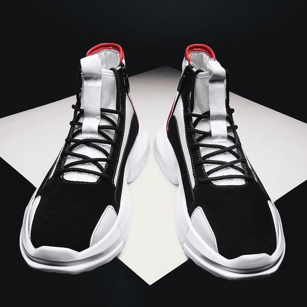 

bigfirse men fashion shoes solf light breathable fashion sneaker for man loafers new zapatillas hombre 2020 casual shoes for men, Black