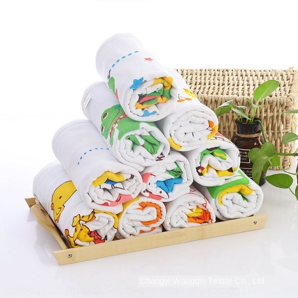 

baby cotton gauze honeycomb double layer bath bath towel gauze children's breathable absorbent towel quilt baby supplies