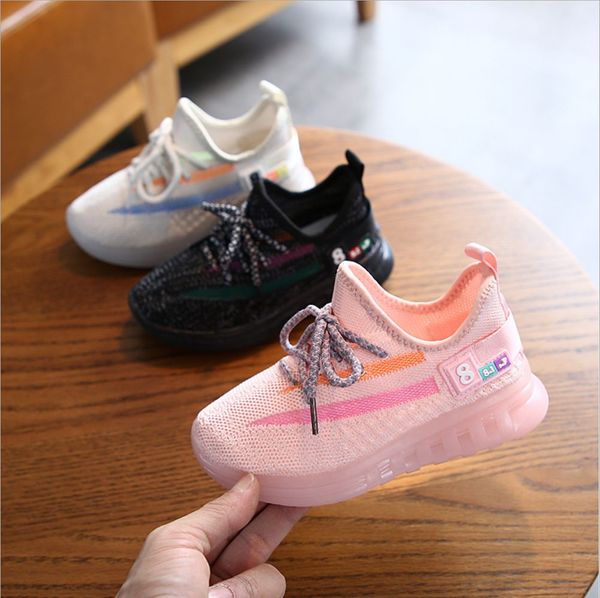

summer new cotton mesh soft rubber sole kids shoes slip-on girls shoes autumn solid color children shoes boys girls, Black