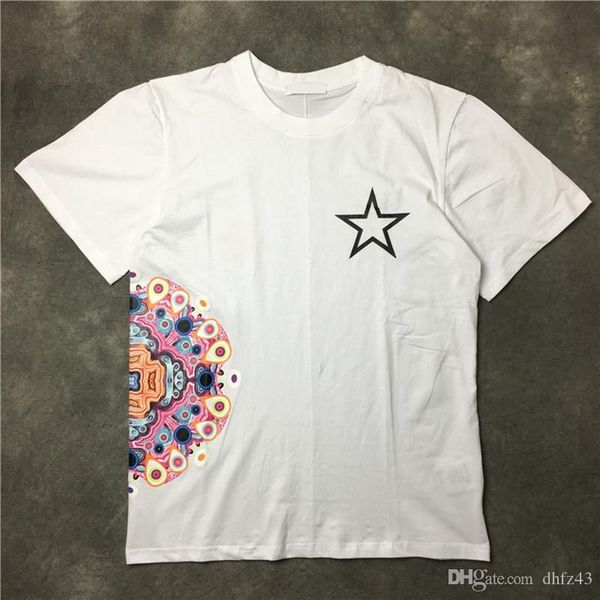 

20ss mens fashion designer t shirts hip hop short sleeve suitable men women print t shirt size s-2xl 2 colors, White;black