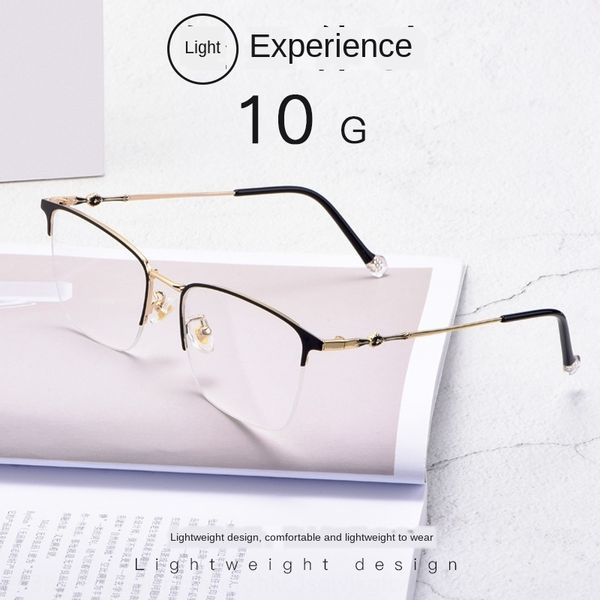 

bangwei new 8620 pure titanium half frame beta titanium glasses frame ultra light fashion optical glasses, Silver