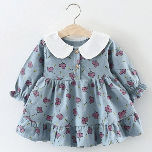 

girl's dresses melario baby girls dress spring autumn sweet fruit print for girl kids princess children clothing, Red;yellow