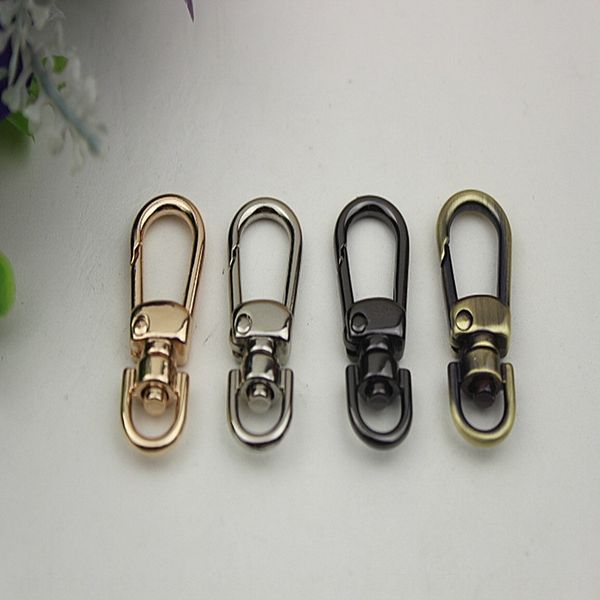 

new hook light gold big lobster buckle dog buckle connection bag hardware accessories golden key chain key chain, Silver