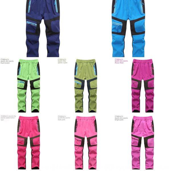 

z0xx4 мальчиков и девочек быстросохнущие летом анти москитные спорта на открытом воздухе эластичный тонкий анти-москитной брюки детские брюк, Gray;blue