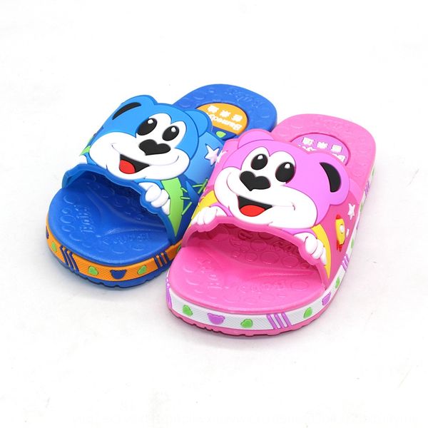 

slippers new massage anti-skid massage children' shoes shoes outdoor waterproof deodorant cartoon children' sandals, Black;grey