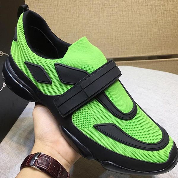 

new cloudbust sneakers mens shoes fashion luxury comfortable lightweight sneakers hook &loop casual men shoes zapatos de moda para hombre, Black