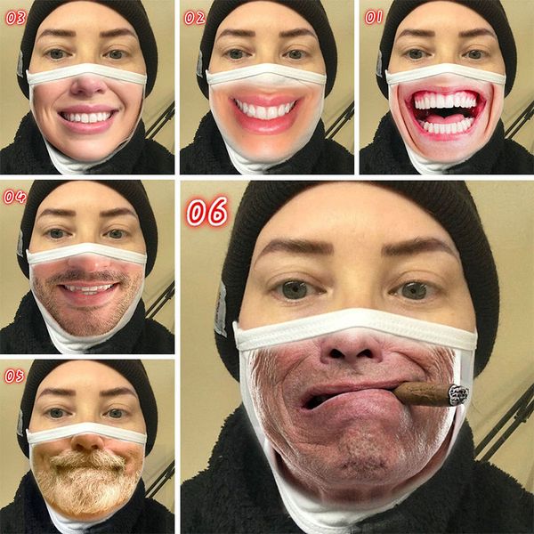 

dropshipping mask new products non mainstream pure cotton dustproof mouth cover male female creative expression personality masks m3702