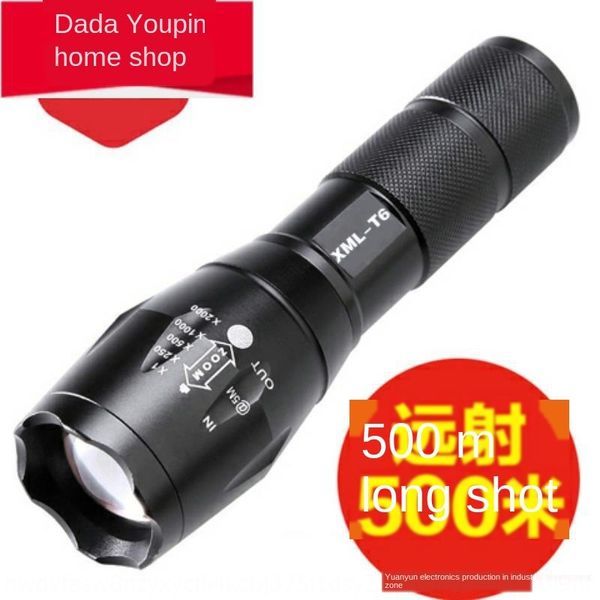 

outdoor led rechargeable t6 strong self-defense patrol outdoor led rechargeable t6 strong flashlight self-defense patrol flashlight