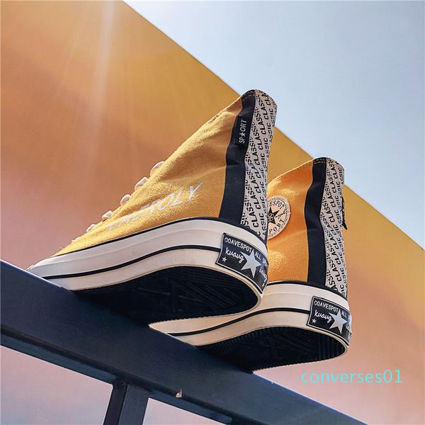 

men casual board shoes rugged fashion high cut skate sneakers back to school teens ulzzang ankle boot plimsolls teenager canvas shoes co01, Black