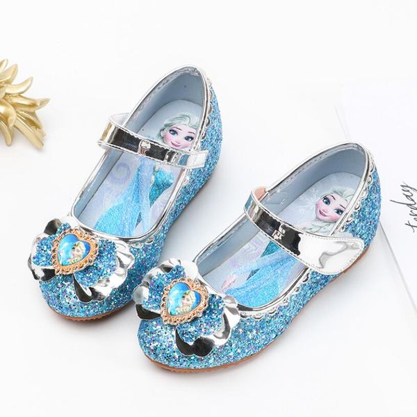 

spring children shoes girls high heel princess dance sandals kids shoes glitter leather fashion girls party dress wedding shoes
