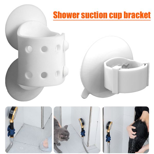 

suction cup shower head holder handheld showerhead bracket adjustable shower holder removable wall mounted ksi999