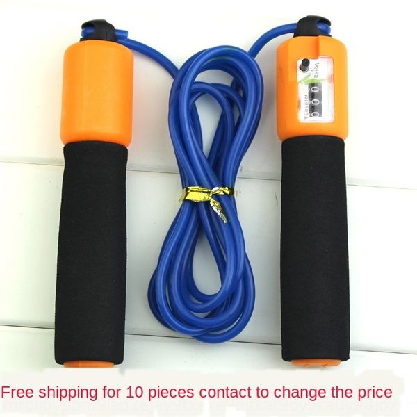 

xkzb9 counting rope skipping children exercise fitness students' wear-resistant pattern rope skipping sponge handle aerobic exercise f