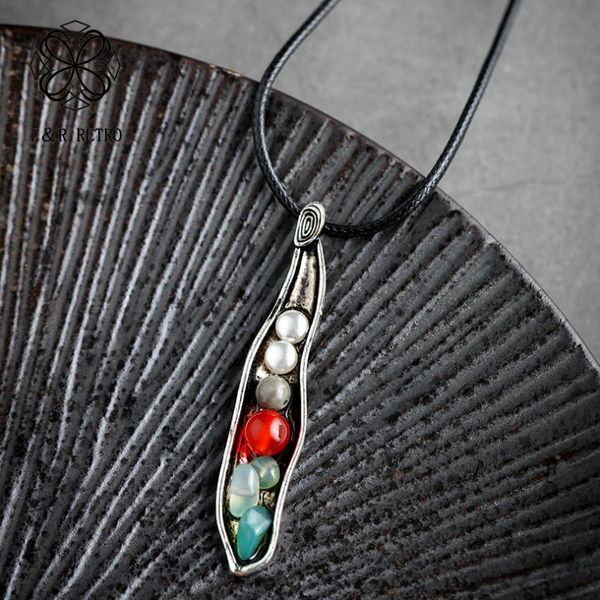 

women statement vintage long necklaces & pendants for women sweater necklace colorful stone pendants necklace jewelry for gifts, Silver