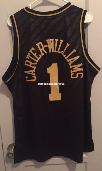 

wholesale michael carter-williams jersey gold black sewn #1 t-shirt vest stitched basketball jerseys ncaa, Gray