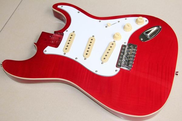 

wholesale new arrival str electric guitar body in red 120528