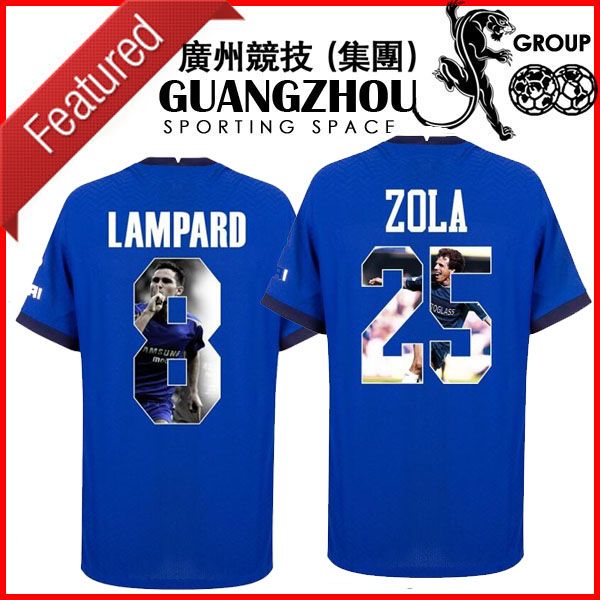

20 21 lampard 8 home vapor match soccer jerseys zola 25 2020 2021 (gallery style printing) special jersey football shirts, Black;yellow
