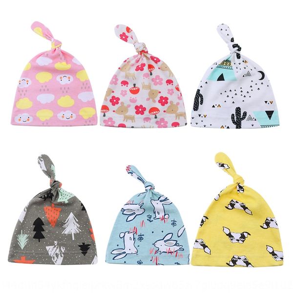 

autumn cotton hat tail hat single baby cap baby cap layer thin, Yellow