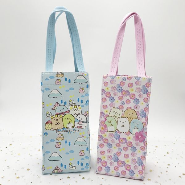 

cartoon umbrella hand corner pu kettle bag thermos bottle umbrella bag waterproof outdoor handbag