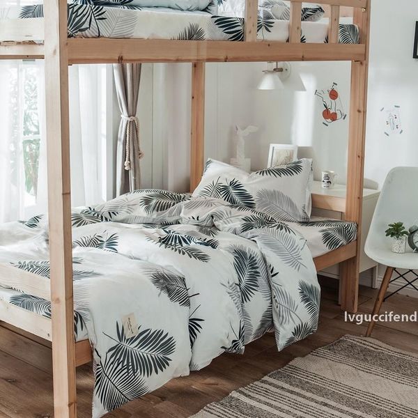

100% pure cotton bedding sets breathable 4pcs bedding sets duvet cover bed sheet bedclothes for 120cm 150cm sizes