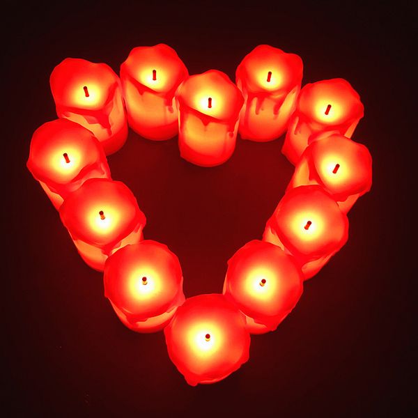 

led electric candles battery powered tealight candles warm white flameless for christmas holiday wedding decoration