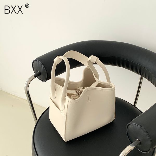 

bxx] solid color pu leather bucket bags for women 2020 autumn fashion lady shoulder crossbody bag female travel handbags hn660