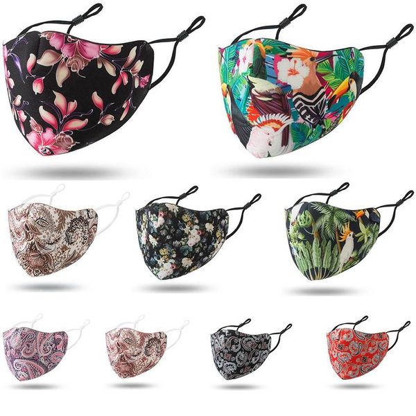 

us stock cotton designer masks reusable mascherine fashion washable cloth red starry sky mask ocean dolphin party masks dhl