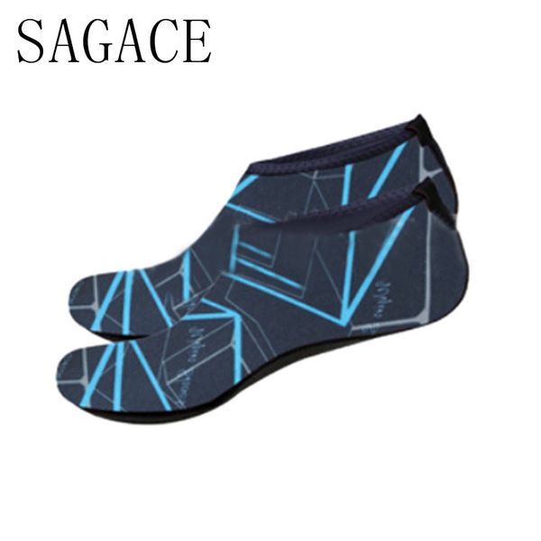 

2020 sagace outdoor man water sport diving swim socks yoga socks soft beach shoes man slippers shoes chinelo #15, Black