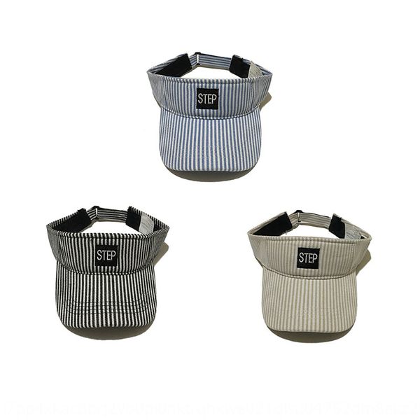 

empty tennis baseball men's and women's running sports tennis striped dome cap lovers baseball cap ins hat sun hat, Blue;gray