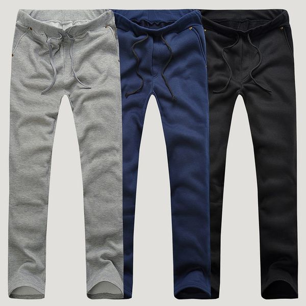

spring new men wei pants male sports pants wei men straight male, Black;blue