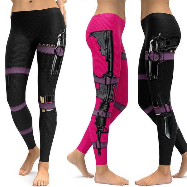 

fitness leggings women ankle length print breathable high waist legins femme pront leggings fitness sports running athletic pants 2020, Black