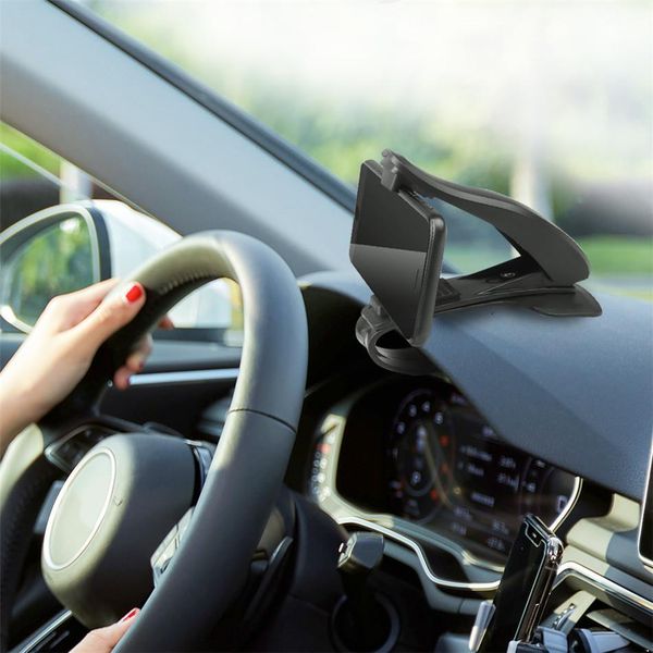 

car gps navigation dashboard 360 degree clip phone holder suitable for 3.5-6.5 inch devices cases2010 ujnny