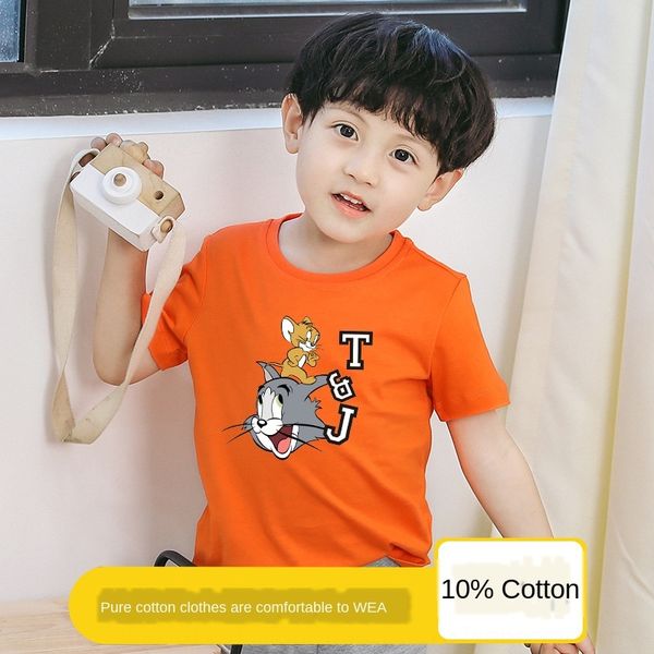 

2020 new cotton short sleeve children's children's t-shirt half sleeve t-shirt fashion, Blue