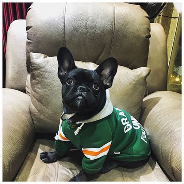 

pet clothes autumn and winter bullfighting pug fighting clothes puppy clothes small and medium-sized dog keji dog sweater