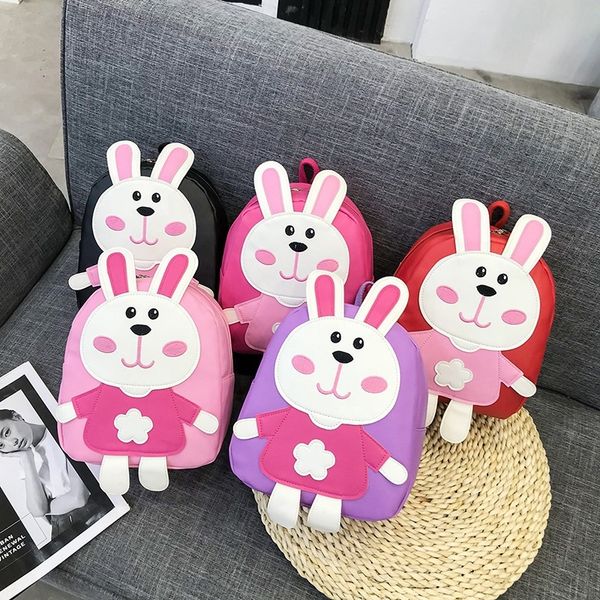 

new children's bag korean style girl fashion er tong bao er tong bao cute rabbit backpack kindergarten fashion bag