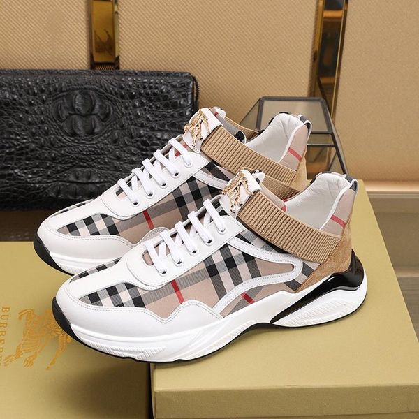 

drop ship mens shoes comfortable fashion autumn and winter footwears chunky sneakers lace -up plus size casual men shoes zapatillas hombre, Black