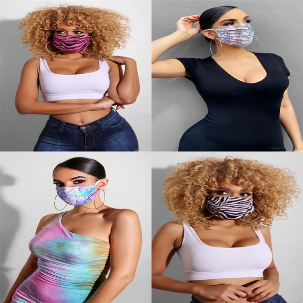 

cute women's men fashion ayo and teo face mask panda mask bear mouth#772, Black