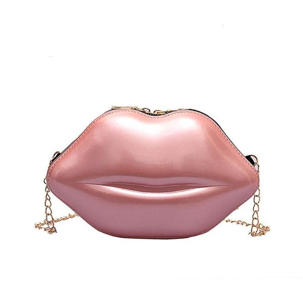 

lips women pu small handbag mini crossbody ladies bags brand clutch shoulder bag purse sac bolso mujer t1p