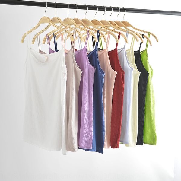 

mtbuz artistic simple all-match solid cotton small camisole female artistic simple all-match candy solid color candy color cotton small cami, Camo