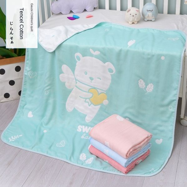 

tianmai six-layer bamboo fiber tencel gauze bath towel newborn baby baby bath towel