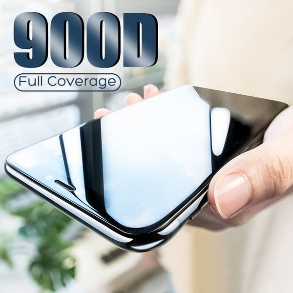

900d screen protector закаленное стекло пленка для iphone 11 pro x xr xs max для iphone 7 6 8 6s плюс полное покрытие экрана протектор