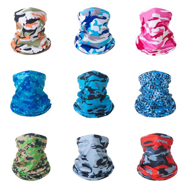 

buffe men sports bicycle multi functional bandana headband camouflage seamless tubular magic bandanas ring women scarf climbing#593#175, Black